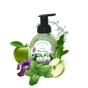 Chinese Mild fruit flower flavour Bubble Foam Hand Liquid Soap with pump