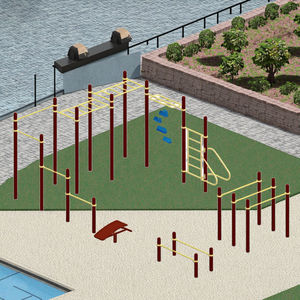 Barras de Acero Multifuncionales para Gimnasio al Aire Libre, para Ejercicios de Calistenia para Adultos en Parques - Product Image 1