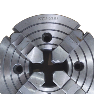 K72-200 หัวจับ 4 ขากรรไกร/หัวจับเครื่องกลึงแบบแมนนวลขนาด 200 มม./หัวจับ 4 ขากรรไกรแบบอิสระ Plc - Product Image 2