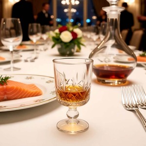 Verres à whisky et à vin de luxe vintage de 60 ml en gros pour restaurants, mariages, banquets et fêtes, avec logo - Product Image 1