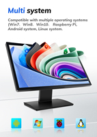 Wucaihong Factory Direct Pure Plane 9.7 10.1 15.6 19 21.5 23.8 "Moniteur à écran tactile capacitif LCD pour Business ATM POS Machine