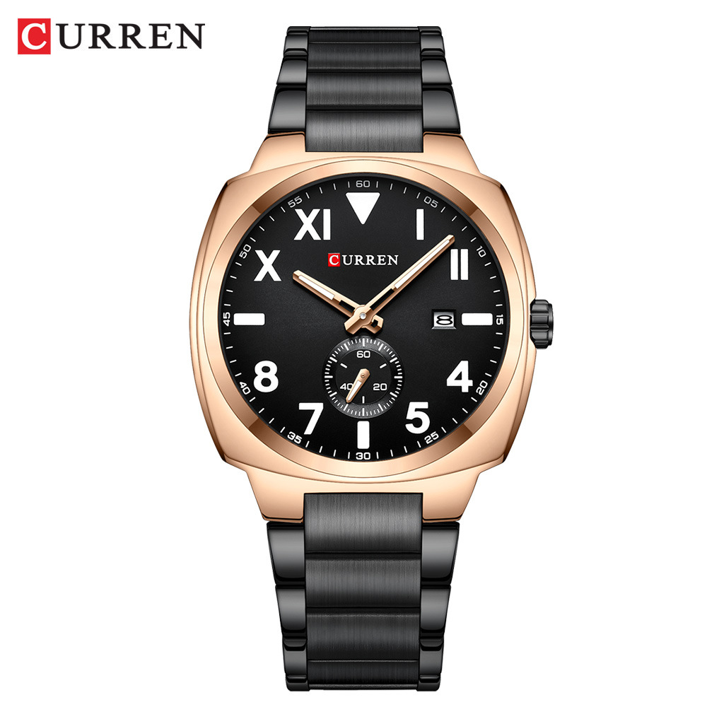 5 rose gold - black