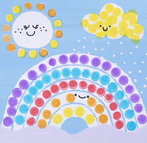 Spidol Dot tidak beracun anak, Kit seni dan kerajinan DIY Dab dapat dicuci 12 warna untuk anak-anak - Product Image 4