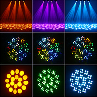 2 uds. Mini 100W LED haz de luz con cabezal móvil efecto arcoíris DMX haz de escenario punto DJ luz para discoteca Bar fiesta clubes Show