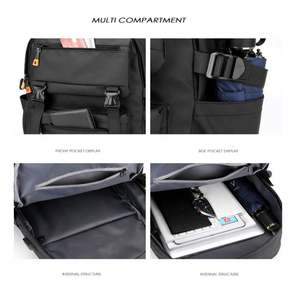 Custom Logo Large Capacity Travel Bag Fashionable Business Casual Travelling Laptop <b>Backpack</b> with USB Charging Port - Product Image 6