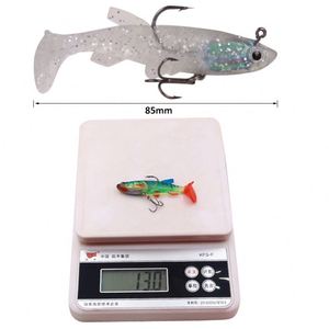 Señuelos blandos pre-ajustados de 8.5CM y 13G para pesca de lubina y peces de agua dulce en barco, ideales para pesca en el océano. - Product Image 4