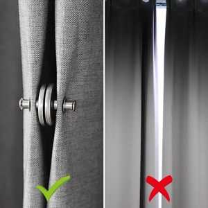 Fermeture magnétique permanente en NdFeB pour <span class=keywords><strong>rideaux</strong></span>, idéale pour la maison, le bureau et la chambre, 8 paires d'<span class=keywords><strong>aimants</strong></span> coupés nickelés soudés, sans perçage - Product Image 5