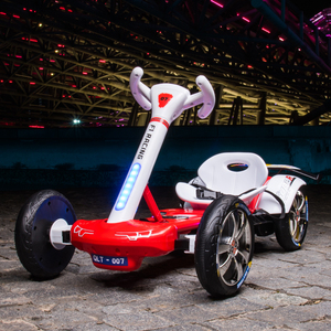 Voiture électrique pour enfants à quatre roues, kart à batterie avec siège pour enfants de 2 à 4 ans, fonctionnant à distance - Product Image 3