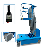 Plateforme élévatrice à ciseaux électrique portable en alliage d'aluminium, hydraulique, verticale, 4m, 5m, 6m, neuve, de haute qualité et économique
