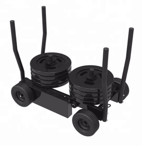 Carro de Empuje Multifuncional para Gimnasio con Soporte para Discos de Pesas y Cuerda de Entrenamiento, Equipo de Fitness Comercial y Doméstico al por Mayor - Product Image 1