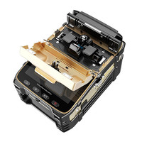 Épissureuse de fibres optiques Signal Fire AI-8C avec six moteurs, mise au point automatique, épissure en 8 secondes pour les projets FTTH