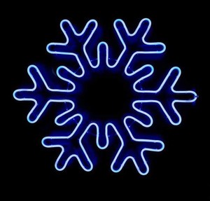 Luz LED de copo de nieve de 220v Ip65 más vendida para decoraciones navideñas y de Diwali - Product Image 1