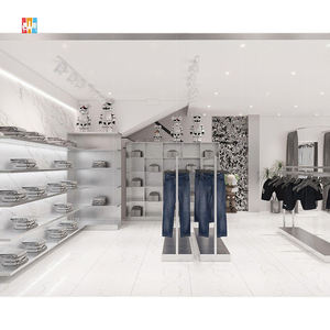 Boutique Clothing Racks | <b>Wall</b>-<b>Mounted</b> Apparel <b>Cabinet</b> | Fashion Store Island <b>Display</b> | Factory Direct Retail Fixtures - Product Image 4