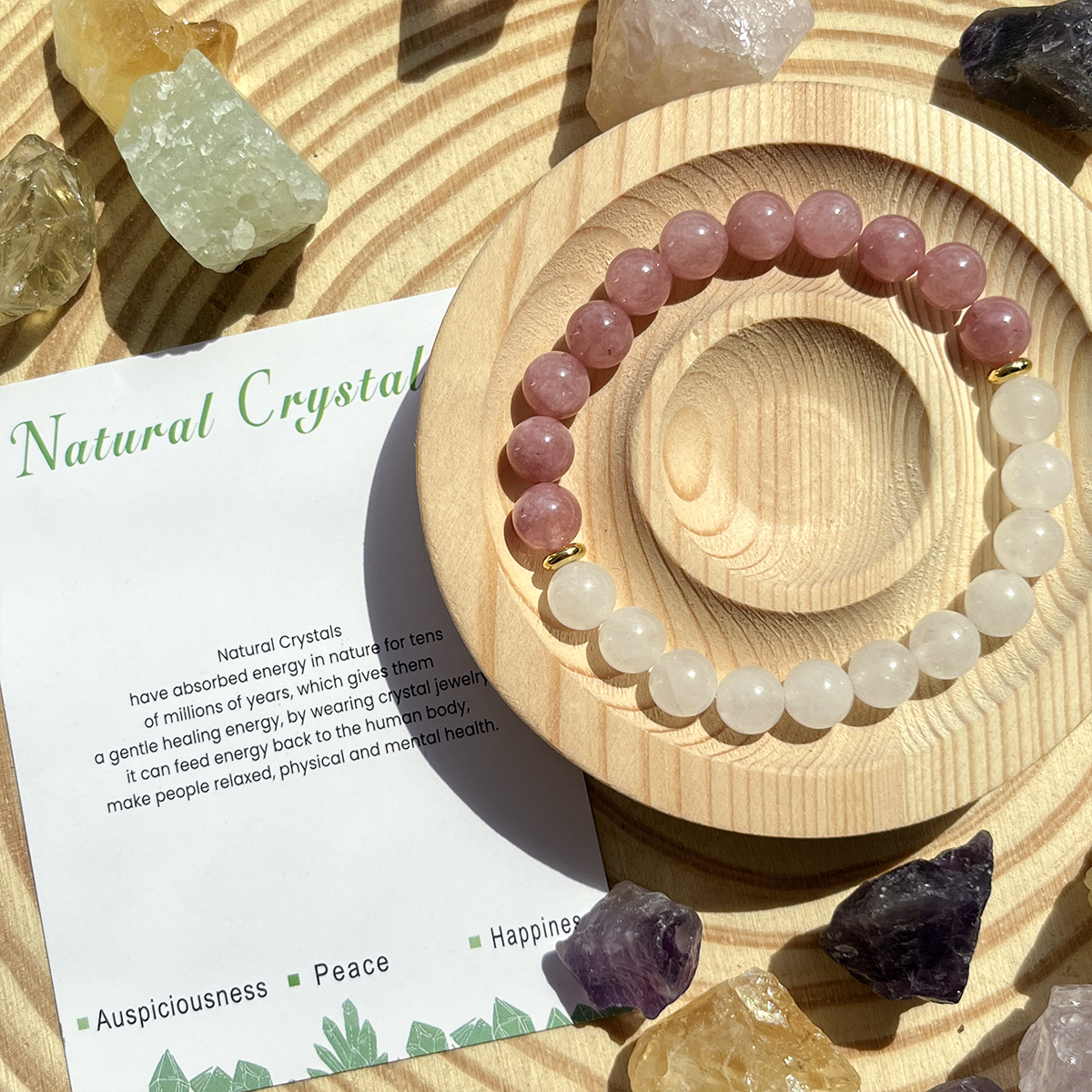Sunstone+White Jade