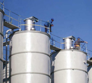 Colector de filtro de polvo de acero inoxidable Silotop para silo de cemento con tolva de desempolvado - Product Image 3