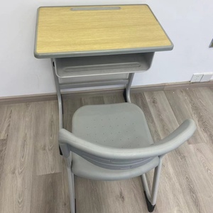 Bureaux et chaises d'école pour élèves <span class=keywords><strong>du</strong></span> primaire et <span class=keywords><strong>du</strong></span> secondaire, pour cours de <span class=keywords><strong>soutien</strong></span> <span class=keywords><strong>scolaire</strong></span>/formations, bureaux individuels réglables, design moderne - Product Image 4