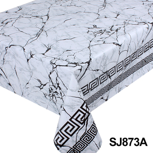 2024 Top Fashion domestique moderne Simple imperméable à l'eau, résistant à l'huile Anti-rides Restaurant Table basse <span class=keywords><strong>nappe</strong></span> en PVC - Product Image 5