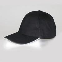 Alta calidad LED Light up Led Cap Custom Aprobado Unisex Led Flashing Party Gorra de béisbol