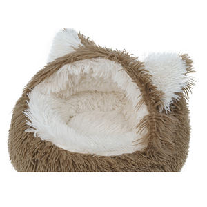 Bestverkochte Comfortabele Zachte Hondenbed Met Anti-Slip Bodem Pluche Kat Nest Cover Halfsluiting Foam Fiber Materiaal Huisdier Kennel - Product Image 4