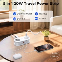 Prise de courant industrielle de table personnalisée en usine OEM ODM UE 2 prises USB PD20W 10A en PC ignifuge pour bureau