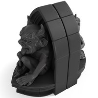 Custom Polyresin Souvenir Gargoyle Boekensteunen Set