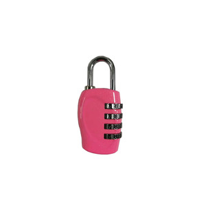 Zinc Alloy Combination <b>Padlock</b> Oval Shape 3.7mm Shackle Indoor Outdoor Use Mechanical Lock HB15 - Product Image 2