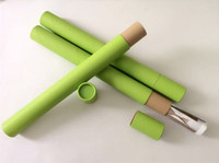 Tubo de papel impermeable 100% para almacenamiento de carteles, papel de envío, papel corrugado ligero, arte, tubo de correo, caja cilíndrica