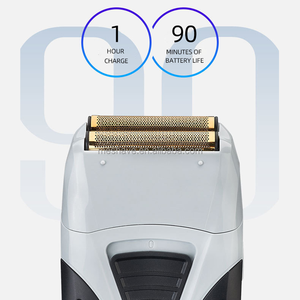 Set de Afeitadora Eléctrica Dorada Recargable por USB Inalámbrica y Portátil con Doble Cuchilla, Base de Carga, Resistente al Agua para Rostro y Cuerpo - Product Image 5