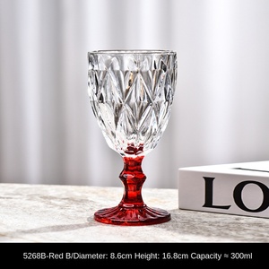 Fabricantes de vidrio creativos, venta al por mayor, diseño clásico, copa de vino tinto y cerveza, cristalería de colores para el hogar - Product Image 6