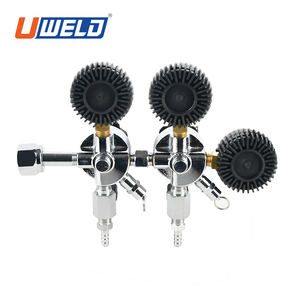 UWELD 2023 vendite calde CGA320 regolatore di birra <span class=keywords><strong>CO2</strong></span> a doppio calibro con valvola di sfiato barile di birra domestico - Product Image 2