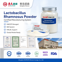 Polvo de Lactobacillus Rhamnosus 100B CFU/g, Probiótico Liofilizado, Certificado ISO9001/Halal/Kosher, Grado Alimenticio para la Salud Digestiva