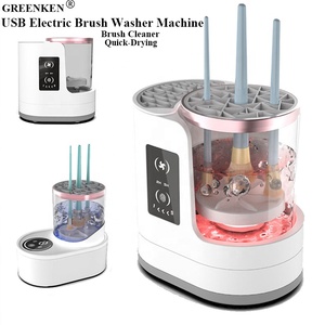 Máquina Limpiadora <span class=keywords><strong>de</strong></span> Brochas <span class=keywords><strong>de</strong></span> Maquillaje 3 en 1 con USB, Eléctrica, Automática, <span class=keywords><strong>de</strong></span> Secado Rápido, No Daña el Cabello ni las <span class=keywords><strong>Uñas</strong></span> - Product Image 1