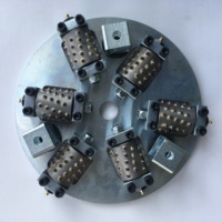 Outils de martelage diamanté en acier de 200 mm, épaisseur 10 mm, D45xL39x45T 4H, rouleau de sablage de surface pour granit, haute efficacité, Fujian Chine