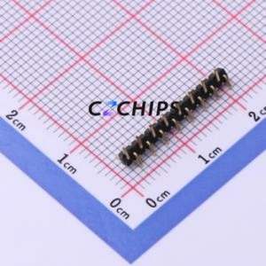 X1311WVS-16J-C18D42R2 Pin Header SMD,P=1.27mm Connector ( Pin Structure: 1x16P )( Pitch: 1.27mm )( Row Spacing: 1.27mm ) - Product Image 2