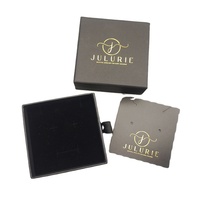 Boîte à bijoux en carton rigide avec logo personnalisé de luxe unique, boîte à bijoux avec tiroir, emballage cadeau
