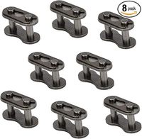 # Maillons de chaîne 420 en acier allié haute résistance pour moto tout-terrain 50cc-125cc, quad, buggy, mini-moto, pit bike, VTT, scooter, 8 pièces CQSPMOTO