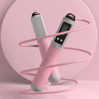 Corde à sauter intelligente sans fil en ABS, directement de l'usine, pour le fitness et la perte de poids, exclusive pour femmes, avec fonction de comptage intégrée pour l'intérieur