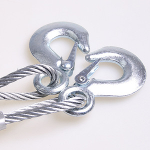 Tow Rope Steel Wire 4M Eagle Beak <b>Hook</b> For Small <b>Cars</b> Trailer - Product Image 2