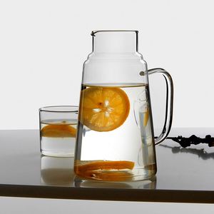 Ketel Air Klasik Kaca Borosilikat Tinggi Transparan 1.3L Tahan Lama, Logo Dapat Disesuaikan, Ramah Lingkungan, Aman untuk Mesin Cuci Piring, untuk Teh - Product Image 3