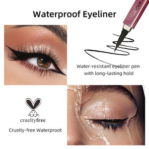 Crayon Eyeliner Liquide FEO 8 Couleurs Imperméable Facile à Porter Maquillage <span class=keywords><strong>Eye</strong></span> <span class=keywords><strong>Liner</strong></span> Mat Bleu Rose Vert Blanc Noir <span class=keywords><strong>Violet</strong></span> Jaune - Product Image 4