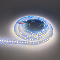 Bande lumineuse LED flexible SMD2835 4100K Blanc neutre CRI 70 Dimmable IP33 DC 12V/24V Éclairage paysager