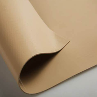 Offre Spéciale Diverses bâches de polyester enduites de vinyle de bâche de PVC de couleur mate 600 Gr/m2 coupés du rouleau, largeur 2,04m