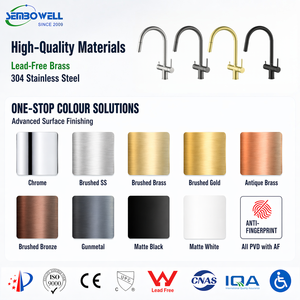 <span class=keywords><strong>Rubinetto</strong></span> <span class=keywords><strong>da</strong></span> <span class=keywords><strong>Cucina</strong></span> WaterMar in Ottone Spazzolato con <span class=keywords><strong>Filtro</strong></span>, 3 Vie, Estraibile, in Acciaio Inox 304 - Product Image 6
