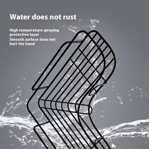 Estante de Esquina de Acero Inoxidable con Adhesivo Fuerte, Venta al por Mayor de Fábrica, Estante Triangular sin Perforaciones para Baño, Cocina, Sala de Estar - Product Image 3