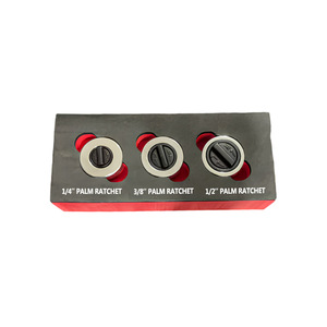 Mini 3-Piece Reversible <b>Ratchet</b> Socket Wrench Set Auto Repair <b>Tool</b> with EVA Storage Box - Product Image 2