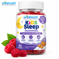 Gummies de sommeil pour enfants à marque privée, mélatonine 0,5 mg + L-théanine, emballage personnalisé disponible pour le soutien du sommeil des enfants, OEM