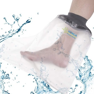 Protège-plâtre <span class=keywords><strong>de</strong></span> jambe imperméable confortable et facile à utiliser pour la douche, réutilisable avec fond antidérapant - Product Image 2