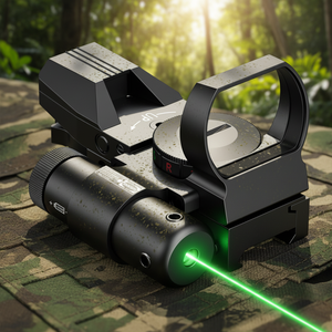 Monocular HD101B al por mayor, monocular de metal con láser verde montado lateralmente, búsqueda de cuatro variables, objetivo de 20 mm - Product Image 3
