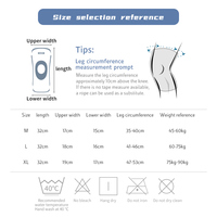 Genouillères de sport respirantes Aolikes pour hommes et femmes, genouillères de protection tricotées noires et blanches avec logo personnalisé C-7730A