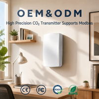 Sensor de CO2 Interior Compatible con Modbus Aeropulse Senseair S12 de Alta Precisión con Certificación IP30 CE/FCC para Automatización de Edificios BAS